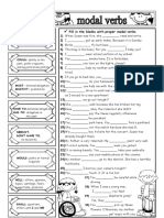 Fill in The Blanks With Proper Modal Verbs: Present, Asking Permission