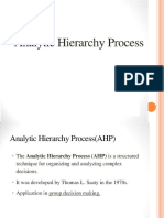 Analytic Hierarchy Process - 2