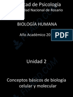 Psicología. Biología Humana. Célula Eucariota. 2° Teórico. 12 Abril 2017