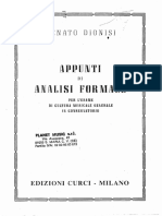 Renato Dionisi - Appunti Di Analisi Formale