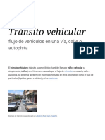 Tránsito Vehicular, La Enciclopedia Libre