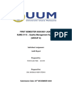 FIRST SEMESTER 2020/2021 (A201) BJMQ 3113 - Quality Management System (Group A)