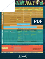Cronograma de Actividades #ElCastilloDeLasArtes - Junio