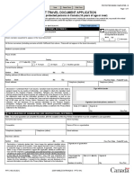 Adult Travel Document Application: For Stateless and Protected Persons in Canada (16 Years of Age or Over)