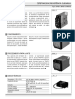 Detectores resistência queimada DPIB-1 MPIB-1 MPS-82