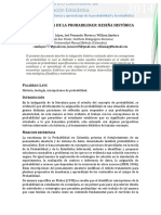 Concepciones de La Probabilidad Reseña Histórica