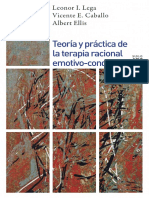 Teoría y Práctica de La Terapia Racional Emotiva Conductual - Lega, Caballo y Ellis