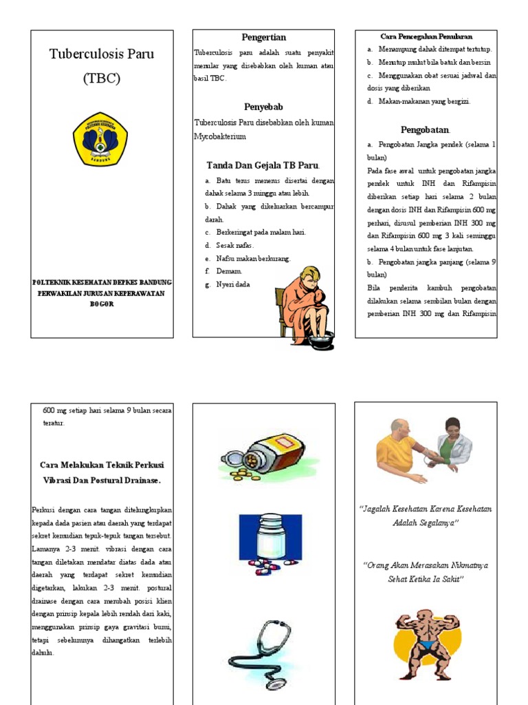 Leaflet TB Paru Clood's