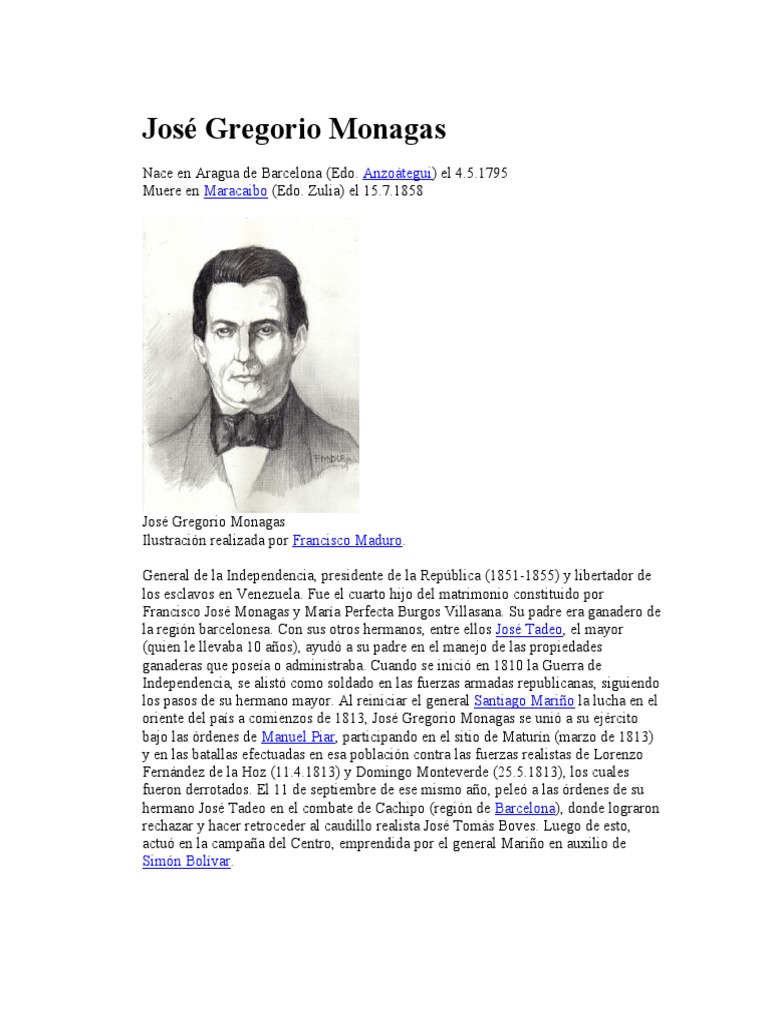 Gobierno de Los Monagas PDF Venezuela