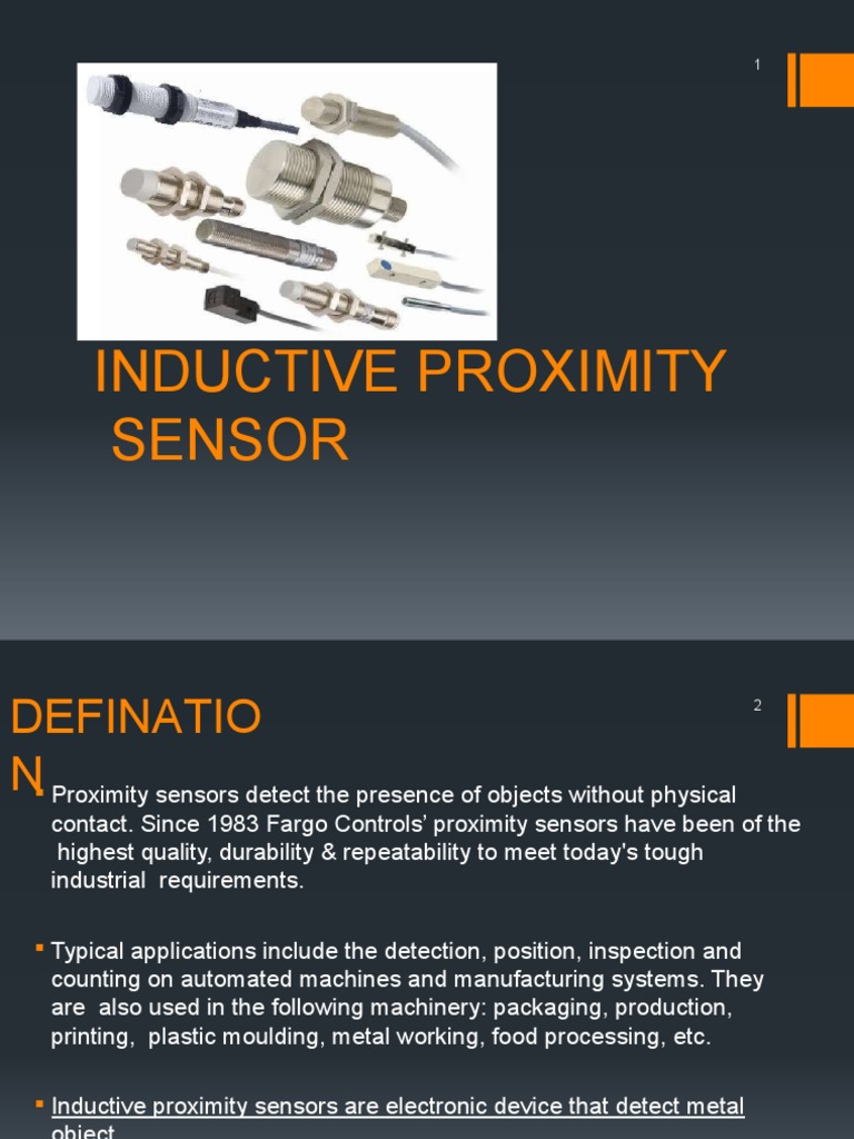 Inductive Proximity Sensor Overview | PDF | Home & Garden | Technology ...