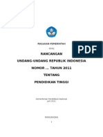 Draf RUU PT Versi 6 Juni 2011 - TanggapanPemerintah