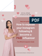 How To Explode Your Instagram Following & Become A Influencer