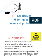 Les risques électriques dangers et protection