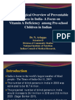 Epidemiological Overview of Preventable Blindness in India-A Focus On Vitamin A Deficiency Among Pre-School Children in Indian