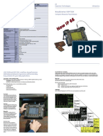 Compact Ultrasonic Flaw Detector for Standard Applications