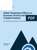 Global Temperature Effects On Economic Activity