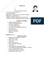 Curriculum Medico General Guillermina Orea