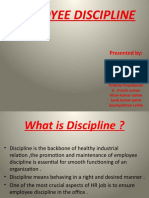 Employee Descipline