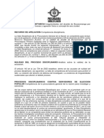 Conceptos Diciembre 2020 - Iur-33269 - Fallo 2 Sala D. Trato Irrespetuoso y Agresion Fisica A Concejal de Bucaramanga