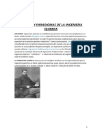 Historia y Paradigmas de La Ingenieria Quimica