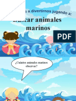 Buscando animales marinos (Conteo y discriminación visual) Finaliza con premio y pictograma