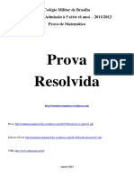 CMB Prova Resolvida Mat 611