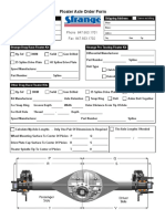 Floater Axle Order Form: Phone 847.663.1701 Fax 847.663.1702