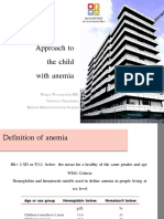 Approach To The Child With Anemia: Nittaya Wisanuyothin, MD. Pediatrics Department, Maharat Nakhonratchasima Hospital