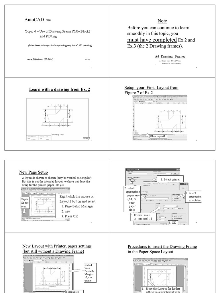 AutoCAD 2000 Beginning Topic 6 | PDF | Media Technology | Computing And ...