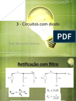 Circuitos com diodo: retificação, filtros, ceifadores e multiplicadores