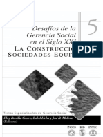 La Construcción de Sociedades Equitativas (Desafíos de La Gerencia Social en El Siglo XXI, Volumen 5)