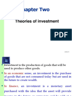 Chapter Two: Theories of Investment