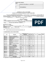 Contract Anual de Studii - 2018 - 2019 - IF