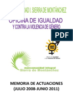 MEMORIA DE ACTUACIONES 2008-2011