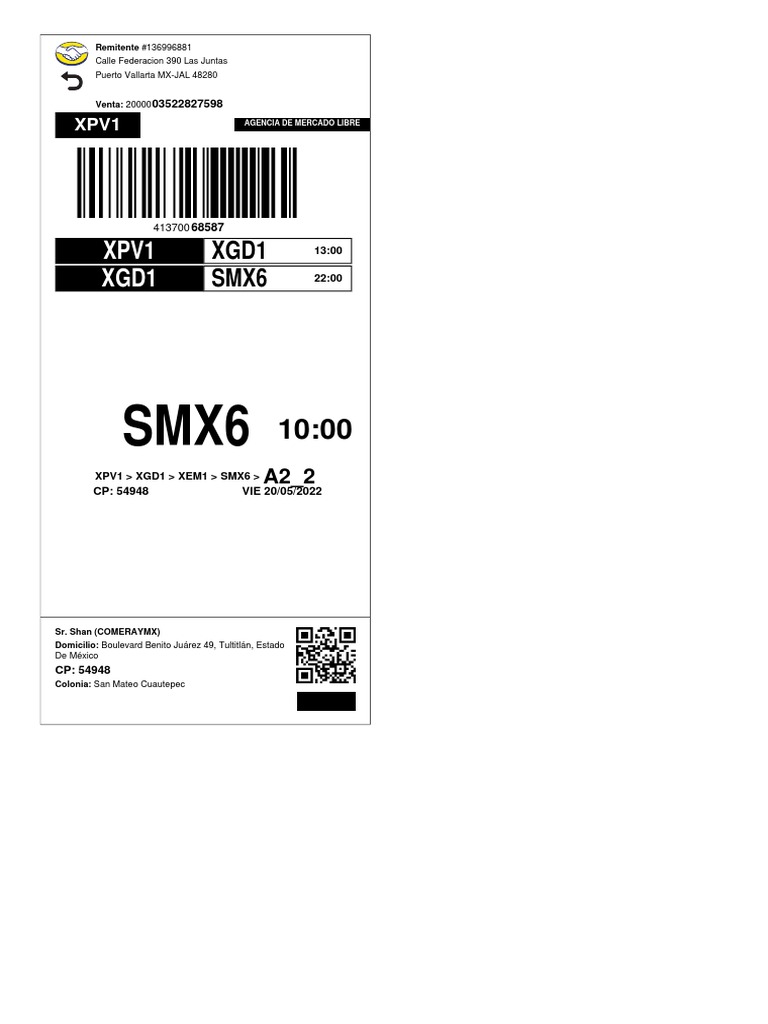 Shipment Labels 220516124022 | PDF