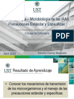 IAAS, Precauciones Estandar y Especificas y Microbiologia