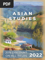 Asian Studies 2022 Catalog - SUP