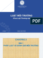 2.1-Chuong Ii - Bai 1. Phap Luat Ve Danh Gia Moi Truong