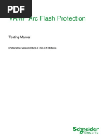 VAMP Arc Flash Protection: Testing Manual