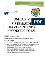Unidad Iv Sistemas de Mantenimiento Producivo Total
