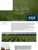 Agricultural Research - A.taruN REDDY-R18AR005
