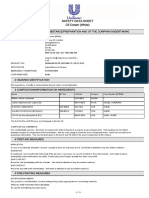 Safety Data Sheet Cif Cream (White) : 1 Identification of The Substance/Preparation and of The Company/Undertaking