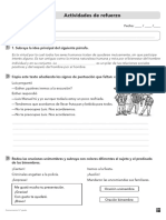 Actividades de refuerzo de Comunicación para 5to grado