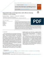 Experimental Study of Rock Fragmentation Under Different Stemming Conditions in Model Blasting