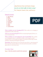 Activity 4 Mass and Kinetic Energy Final