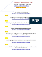 ISSN: 2229 - 6727 (Online) 2229 - 726X (Print) : Advanced Computing: An International Journal (ACIJ)