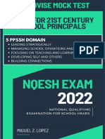 Nqesh Exam 2022 Guide For 21ST Century School Principals