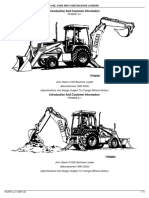 310E 310SE and 315SE Backhoe Loaders Introduction