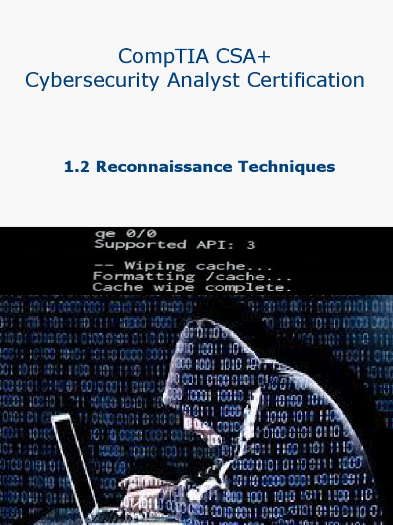 Network Reconnaissance Techniques | PDF | Port (Computer Networking ...