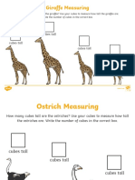 T G 374 African Animal Measuring With Cubes Differentiated Activity Sheets Ver 1